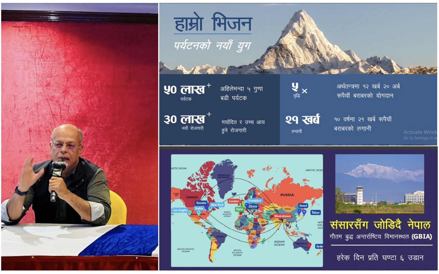 गतिशील लोकतान्त्रिकले पर्यटनमा देखाएको आशा र रुपन्देहीबासीले व्यक्त गरेको आसंका