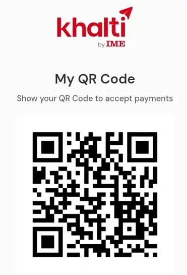 Khalti QR